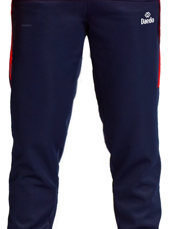 SLIM FIT TRACKSUIT BLUE/RED - Image 4