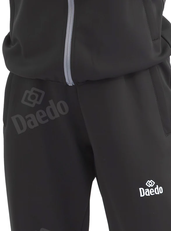 HOODED SWEATSHIRT GREY/BLACK - Image 3