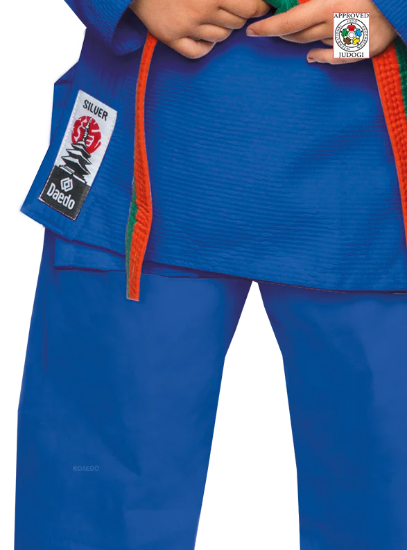 TRAINING JUDOGI SILVER BLUE - Image 4